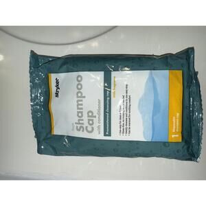 Stryker Sage Shampoo Cap with Conditioner - Disposable Premoistened Cleansing